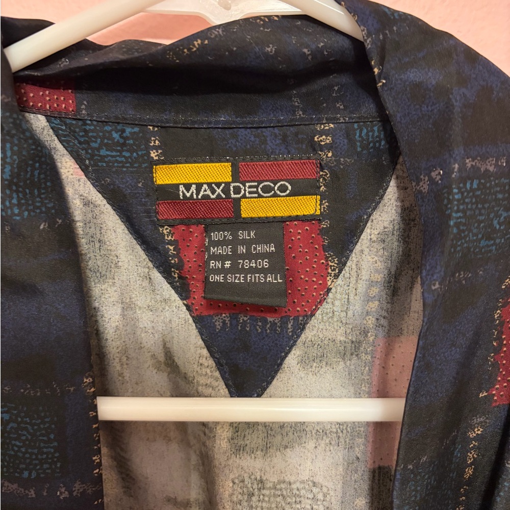 MaxDeco 100% Silk Robe - Picture 2 of 4